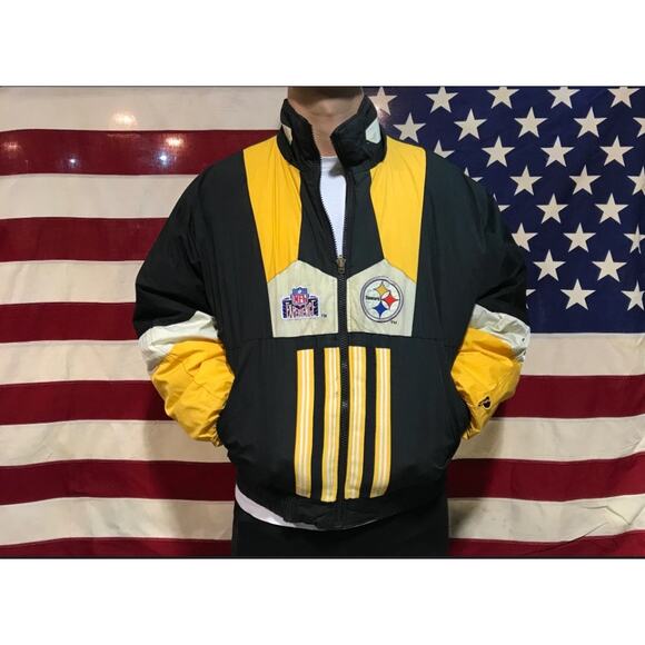 Pro Player NFL Experience Pittsburgh Steelers Reversible Men's Jacket - Size L - Picture 1 of 14